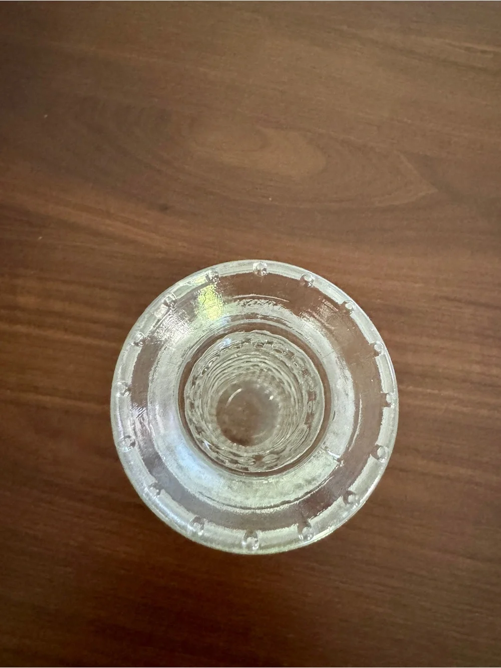 Vintage E.O. Brody Co. Clear Hobnail Glass Bud Vase M-4000